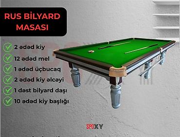 billiard masası: Rus Mərmər Bilyard Masası Yüksək keyfiyyət standartlarına uyğun — 1