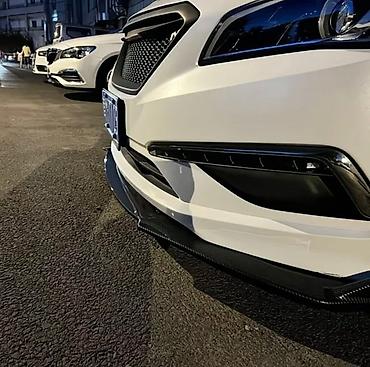 Обвес: Передний спойлер-юбка (лип-спойлер) для бампера Hyundai Sonata 7 — 3