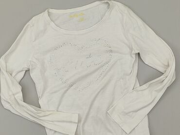 czarna bluzka z rozszerzanymi rękawami: Blouse, 5.10.15, 13 years, 152-158 cm, condition - Good