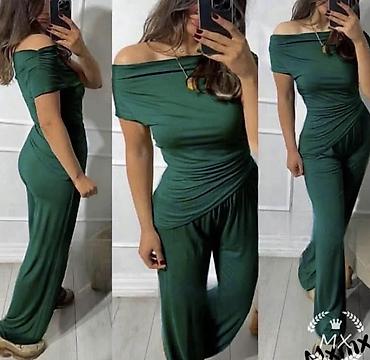 dsquared2 kacket: Komplet majica sa golim ramenima i siroke komotne pantalone na lastis — 7