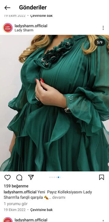 Ziyafət donları: Ziyafət donu,Lady sharmdan alınıb,bir dəfə geyilib42razmerdir — 9