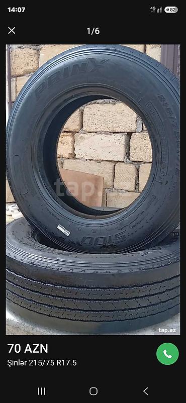 vaz 2107 təkər olculəri: 215/75/17.5 — 7