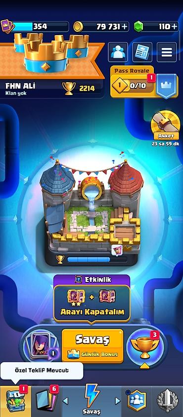 oyun masa: Oyun Hesabları Paketi – Supercell oyunları (Brawl Stars, Clash of — 3
