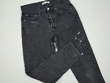 czarne converse na platformie: Zara, Jeansy damskie, rozmiar M — 1