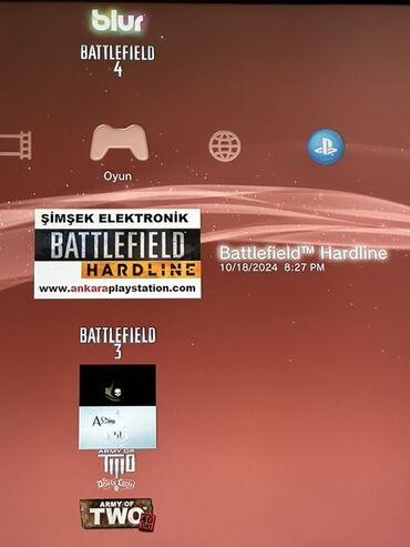 PS3 (Sony PlayStation 3): 1 tb yadaşı var 60 70 oyun var blur ps call of duty bütün növləri gta5 — 5