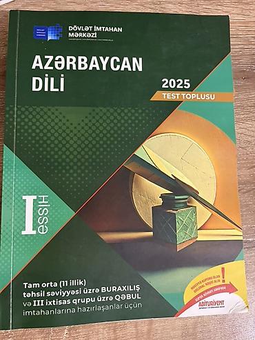 Testlər: Azərbaycan dili Testlər 11-ci sinif, DİM, 1-ci hissə — 1