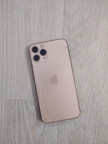 телефону айфон: IPhone 11 Pro, Колдонулган, 64 ГБ, Алтын, 71 %