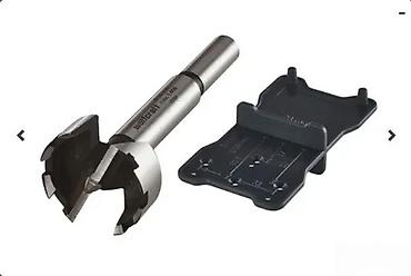 merdevine cena: Wolfcraft 8728000 set za ugradnju šarki (šablon + Forstner burgija) - — 5