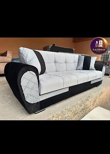 Divanlar: Qonaq otağı üçün velur parça divanlar - Material: yumşaq və davamlı — 3