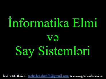 Repetitorlar: Kompüter kursu: Microsoft Office, Əyani, Fərdi, Qrup