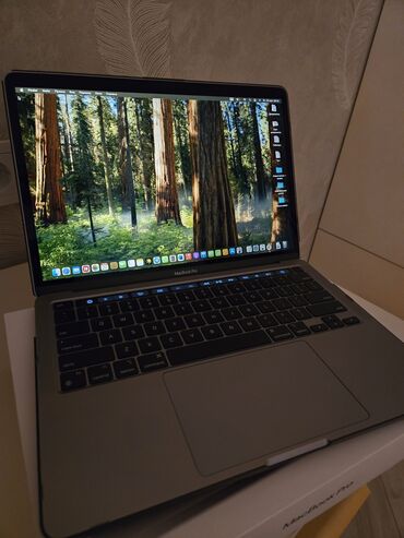 Ноутбуки: Ноутбук, Apple, 8 ГБ ОЗУ, Apple M1, 13.3 ", Б/у, Для работы, учебы, память SSD