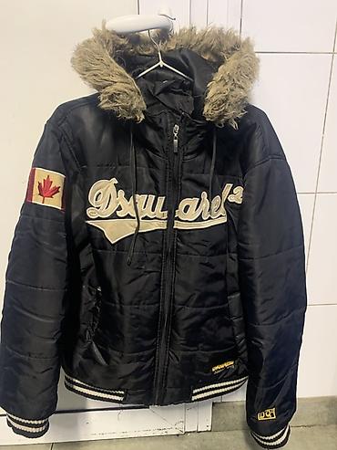 пуховик мех: Пуховик, Короткая модель, С капюшоном, 2XL — 2