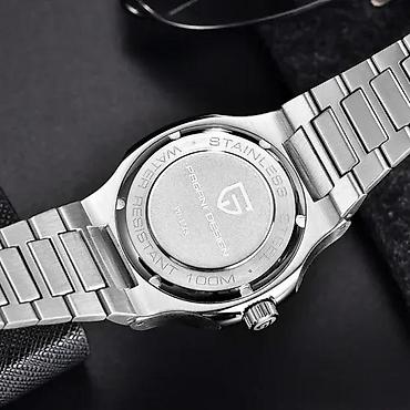 Ručni satovi: PAGANI DESIGN PD-1728 - Bela - Patek Philippe Nautilus Potpuno nov — 4