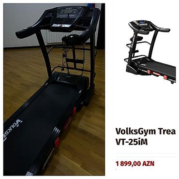VolksGym Treadmill VT-25iM - Güclü elektrik mühərriki, sürət və meyil