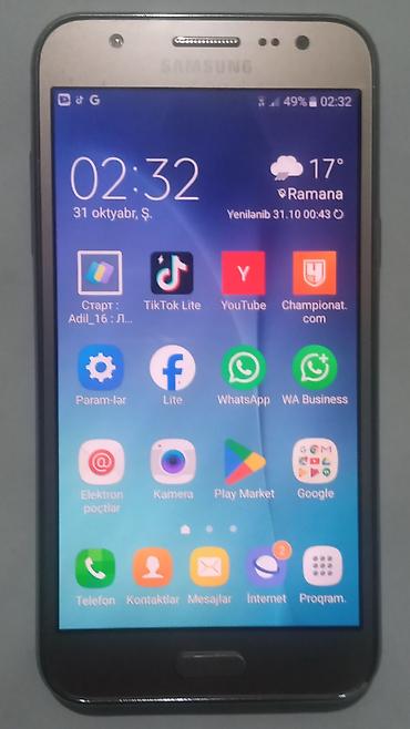 samsung 20: Samsung Galaxy J5, 8 GB, rəng - Gümüşü, İki sim kartlı — 3