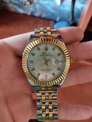İşlənmiş, Qol saatı, Rolex, rəng - Qızılı