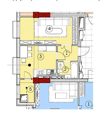 1 комната, 42 м², Кызыл Аскер Элитка, 11 этаж, ПСО (под самоотделку)