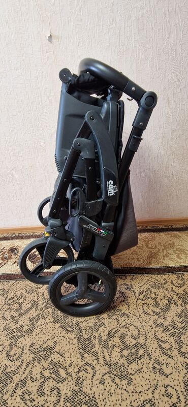 Коляски: Коляска, цвет - Серебристый, Б/у — 11