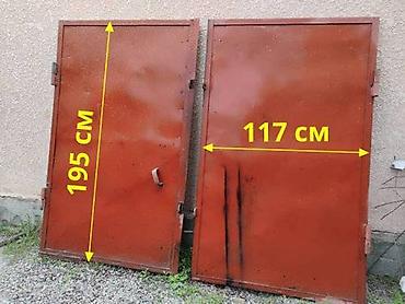 Откатные ворота: СРОЧНО ПРОДАМ гаражные ворота! Размер каждой створки - 117см х 195см — 3