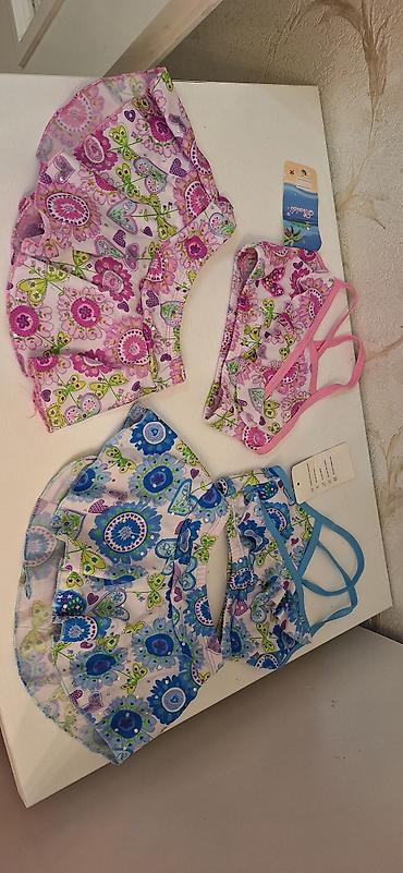 Детская одежда и обувь: Uşaq üçün qız üzgüçülük dəstləri - Model: 2 hissəli bikini (üst + — 3
