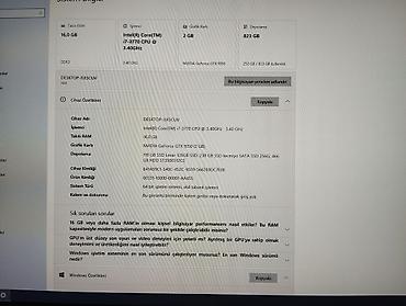256 ssd: Masaüstü oyun/ofis kompyuteri 600 manata Texniki göstəricilər: - — 2