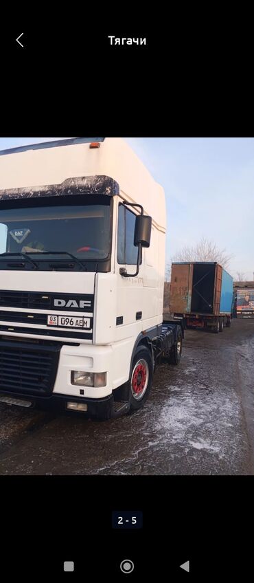 тягачи продажа: Тягач, DAF, 2002 г., Тентованный