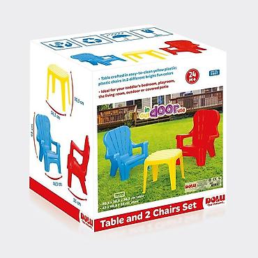 forma ideale stocic: STO I STOLICE 030078 – šareni set za dečiju sobu, dvorište ili terasu — 2