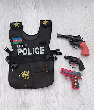 Uşaqlar üçün polis oyun dəstləri: Uşaq polis dəsti – “Little Police” Dəst tərkibi: - Qarşıdan — 2