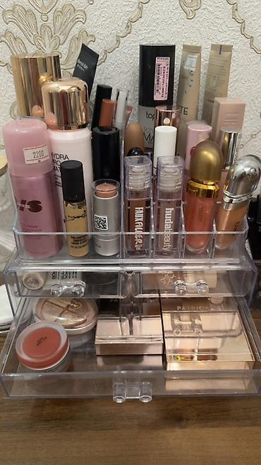 киса: 💄 1. Acrylic Makeup Organizer Акриловый органайзер для косметики с — 3