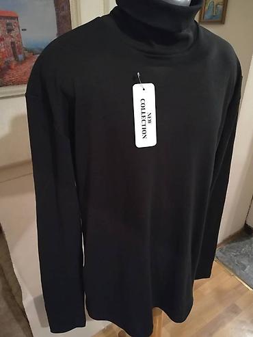 boss majce: Nova muska pamucna rolka Fashion u crnoj boji 3XL. Vrlo dobra muska — 3