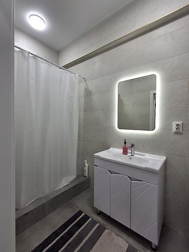 Посуточная аренда квартир: 1 комната, Душевая кабина, Постельное белье, Кондиционер — 14