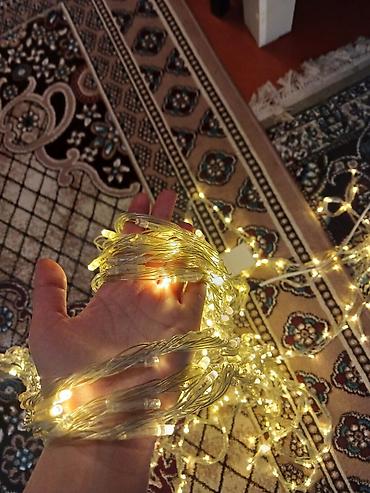 ad günü şamı: LED işıq qirlandası – isti sarı rəng Xüsusiyyətlər: 3.20 uzunluğu, 14 — 1