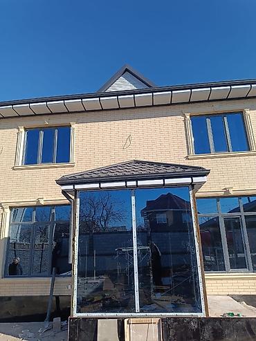 Фасадные работы: Ремонт фасада, Утепление фасада, Фасадный декор | Лепнина, Рамки, Моноблоки | Жидкий травертин, Сары-Таш, Керамогранит | Пенопласт, Penoplex, Термопанели Больше 6 лет опыта — 3