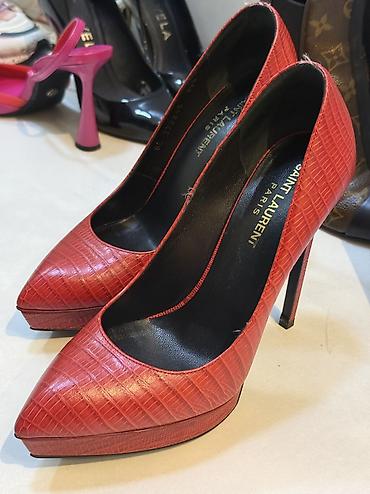 tufliler: Orijinal Saint Laurent Paris qadın stilettosu - Ölçü: 37.5-38 — 4