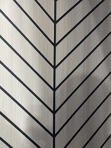 vinil panel: Chevron naxışlı dekor panellər - Material: dekorativ akustik keçə,və — 1