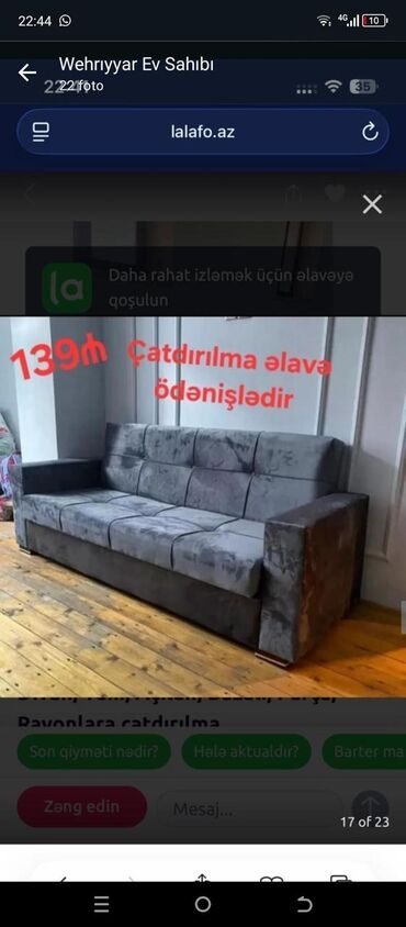 islənmis divanlar: Divan, Yeni, Açılan, Bazalı, Parça, Ödənişli çatdırılma