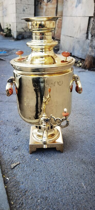 Samovarlar: İşlənmiş Od Samovar, 7 l, Ünvandan götürmə