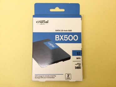 ssd для серверов 3d nand: Маалымат алып жүрүүчү, Жаңы, Crucial, SSD, 1 ТБ, 2.5", ПК үчүн