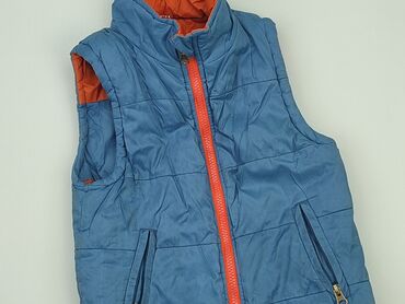 niebieski trencz reserved: Vest, 5-6 years, 110-116 cm, condition - Good