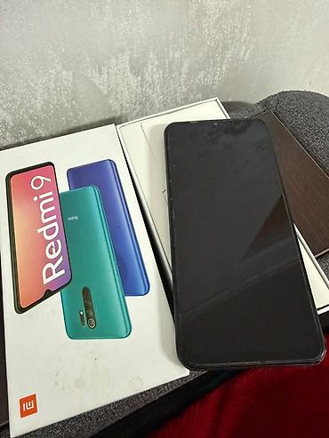 Redmi, Redmi 9, Б/у, 64 ГБ, цвет - Черный, 2 SIM