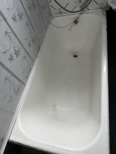 реставрация чугунных ванн акрилом: Ванна Овальная, Сталь, Б/у