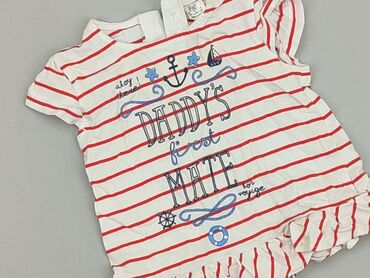 koszula i jeansy: T-shirt, F&F, 3-6 months, condition - Good