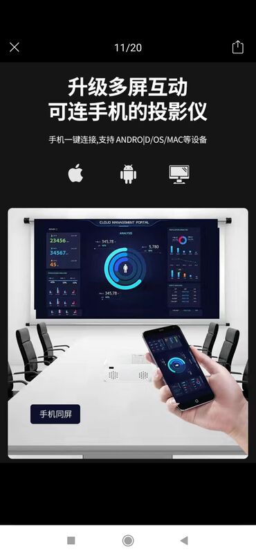 Проекторы: Проектор. Новый. Флешка. HDMI только на ТВ — 3
