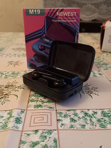 M19 “Newest” True Wireless qulaqlıq - Tam simsiz TWS dizaynı lalafo.az -da M19 “Newest” True Wireless qulaqlıq - Tam simsiz TWS dizaynı