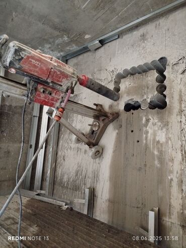 Beton işləri: Beton kəsmə beton deşmə xidməti Karot - HILTI DD 200 / 350 ilə 25 ° — 19