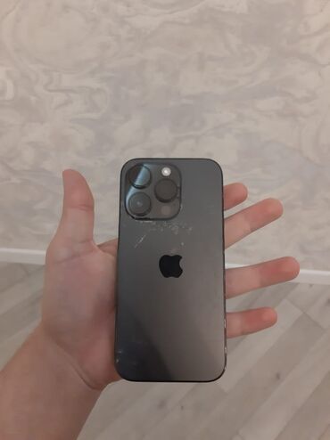 Apple iPhone: IPhone 14 Pro, 256 GB, Black Titanium, Face ID