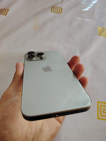 Мобильные телефоны и аксессуары: IPhone 15 Pro Max, Б/у, 512 ГБ, Natural Titanium, Кабель, 100 % — 5