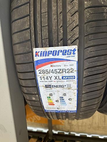 infinity fx35: Шины 285/45/R22 На TAHO, Cadillac Escalade, Фирма Kinforest Цена 4шт — 1