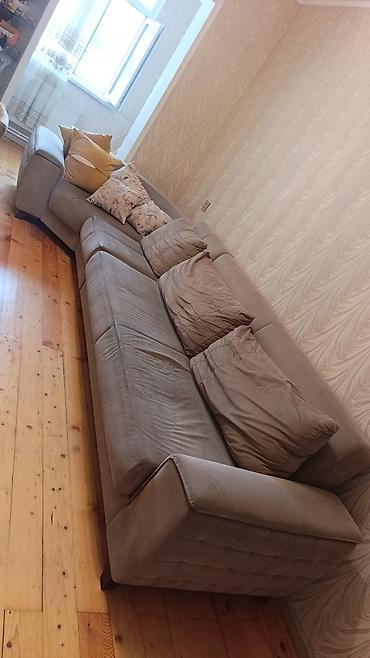 Угловой диван, Б/у, Раскладной, Ткань, Платная доставка at lalafo.az — 2 Угловой диван, Б/у, Раскладной, Ткань, Платная доставка — 2