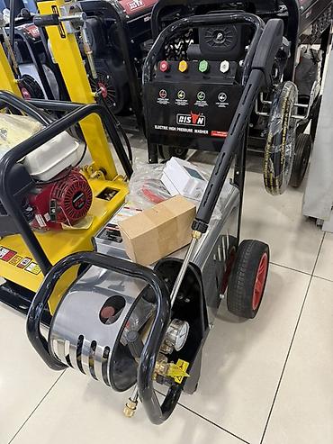 tezyiq: BISON elektrik yüksək təzyiqli yuyucu aparatı - Güclü elektrik — 1